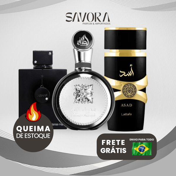 PROMOÇÃO COMPRE 1 LEVE 3 - AL Noble Ameer, Assad Lattafa e Club de Nuit - Queima de Estoque - 100ml Cada (Cópia)