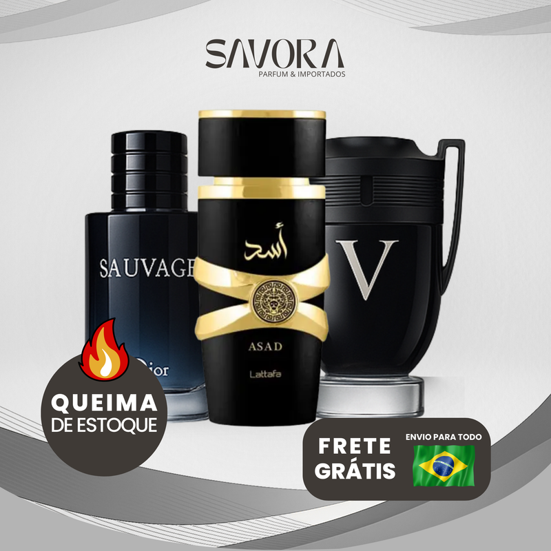 PROMOÇÃO COMPRE 1 LEVE 3 - One Million, Invictus Victory e Asad Lattafa 🔥 - 100ml