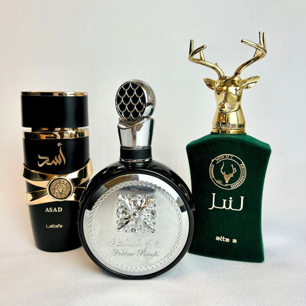 PROMOÇÃO COMPRE 1 LEVE 3 - Lattafa Fakhar, AL Noble Ameer e Assad Lattafa - EPECIAL DE BLACK FRIDAY 🔥 - 100ml Cada